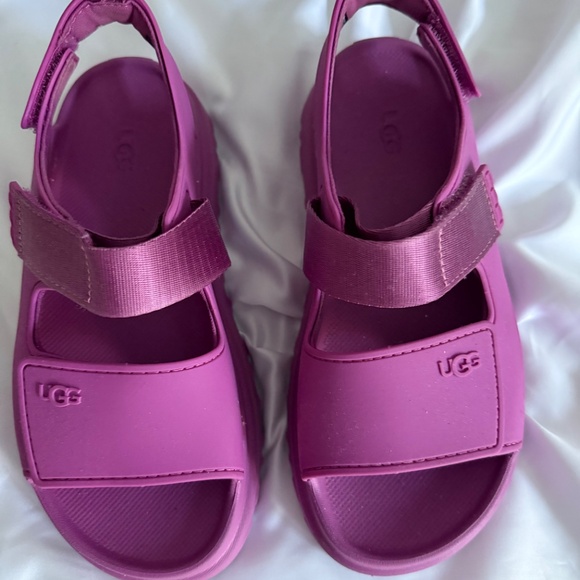 UGG Golden Glow Sandals Fuchsia - Picture 3 of 8